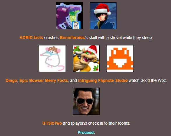 TrinityO5_'s tweet photo. On night 4 @RoR2_facts eliminates @bontesticle from the race! #FACCAR https://t.co/25SGcaaVZN