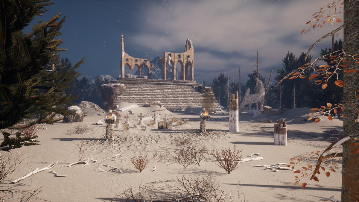 Buddhabelly15's tweet photo. Winter Ruins:
First project made in Unreal 5
#unreal #unrealengine #render #cgi #ancientruins #cgienvironment #3dart #beginner #winterblues https://t.co/d5nZ40Wr65