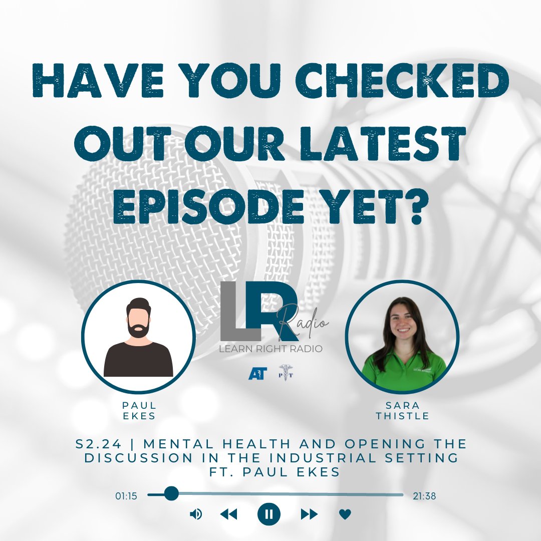 learnrightu's tweet photo. Part two with Paul Ekes is out now! Make sure to tune in!

https://t.co/zL4dSed76j

#InjuryPrevention #IndustrialSportsMedicine #AthleticTrainer #WorkplaceHealth #ATStudent #PhysicalTherapist  #MentalHealth https://t.co/GY0OU6T6jm