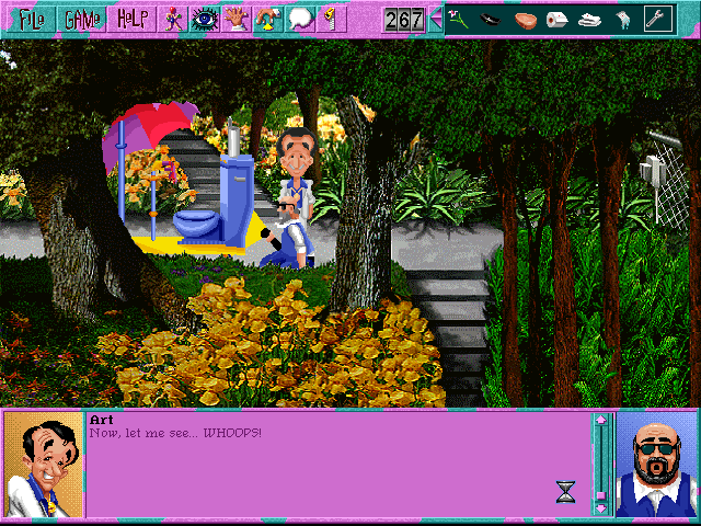 SierraOnLineUni's tweet photo. 🔦
Flashlight Day
Leisure Suit Larry 6: Shape Up or Slip Out! (1993)
#FlashlightDay #LeisureSuitLarry #SierraOnLine #SierraGames #Sierra #AdventureGame #PointAndClick #RetroGaming #RetroGames #RetroGamer #Nerd #Geek #PcGaming #PcGames #DOSGaming #Gaming #VideoGames #Games #90s https://t.co/ay4cQW356R