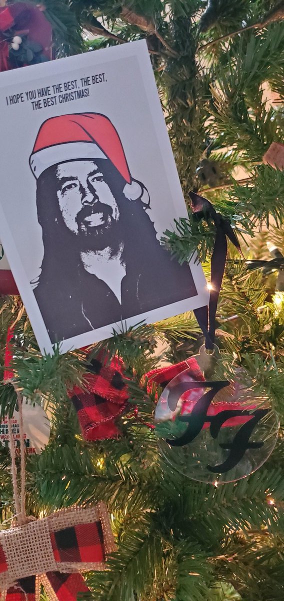 I have the best students.  Love that they all know me so well. Dave Grohl makes a lovely addition to my Christmas tree.