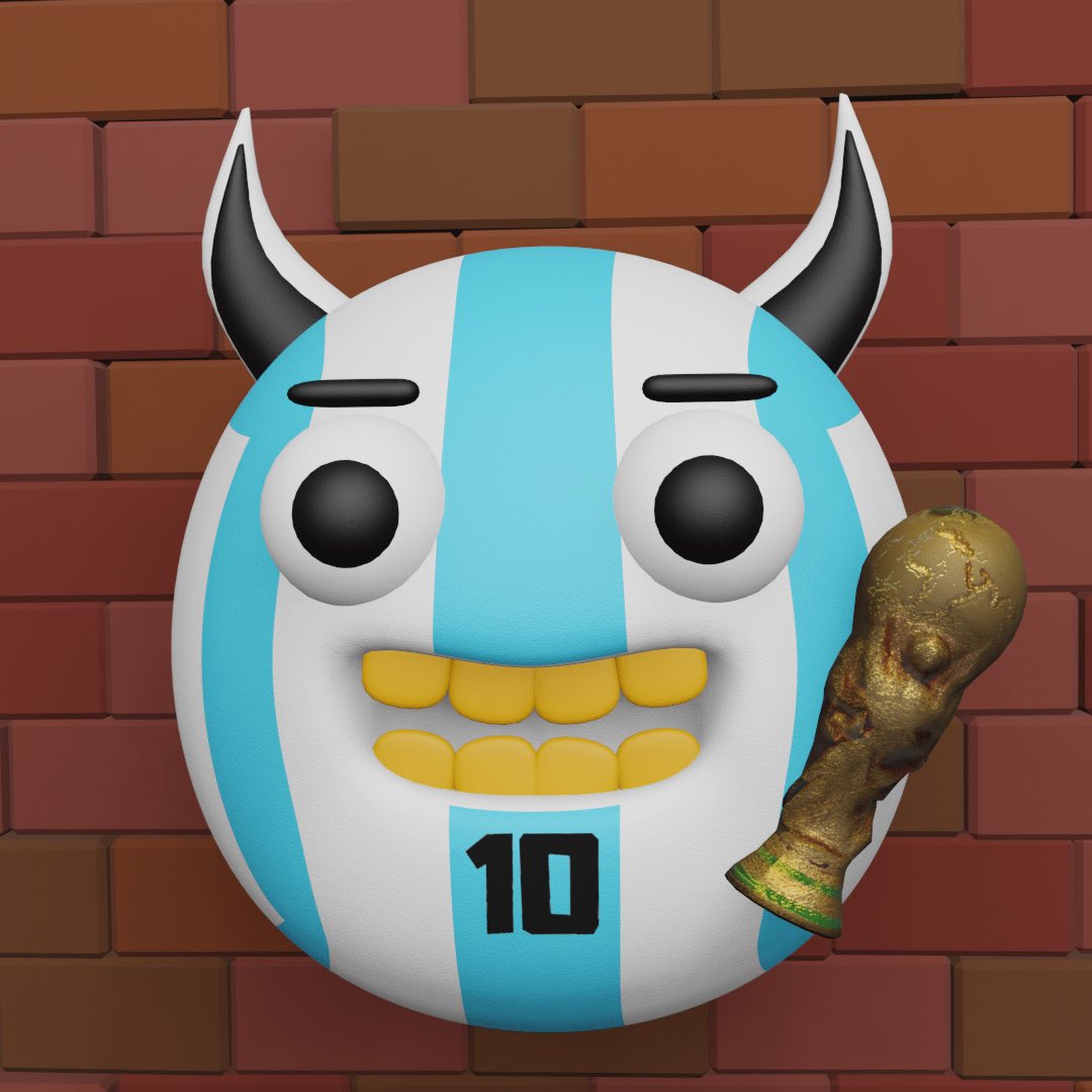 Firebollnft's tweet photo. Fireboll #8🔥
⚽️@Argentina Champions
🔥1/1
🔥0.002 ETH
🔥Available in OpenSea: https://t.co/Uy86cqIiBA
#opensea #openseagiveaway
#openseanft #nft #nfts #nftart #nftcommunity #nftcollector #nftartist #nftcollectibles #nftdrop #fireball #fireballs #elonmusk #fireboll https://t.co/mkwObd6nYP