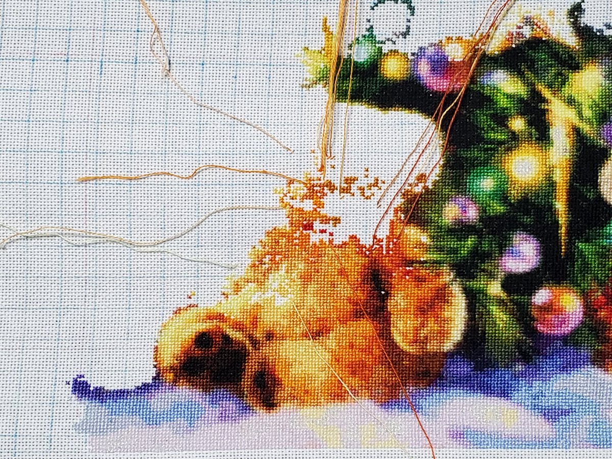 xxx39110790's tweet photo. 12/21 5色刺して
194ステッチ 12.03%
Heaven and Earth Designs
『Teddy Bear Tree Max Colors』
450×605 239 Colors 25ct
2022.7.28~
#クロスステッチ
#HAED
#MaxColors https://t.co/d78SgYcsW8