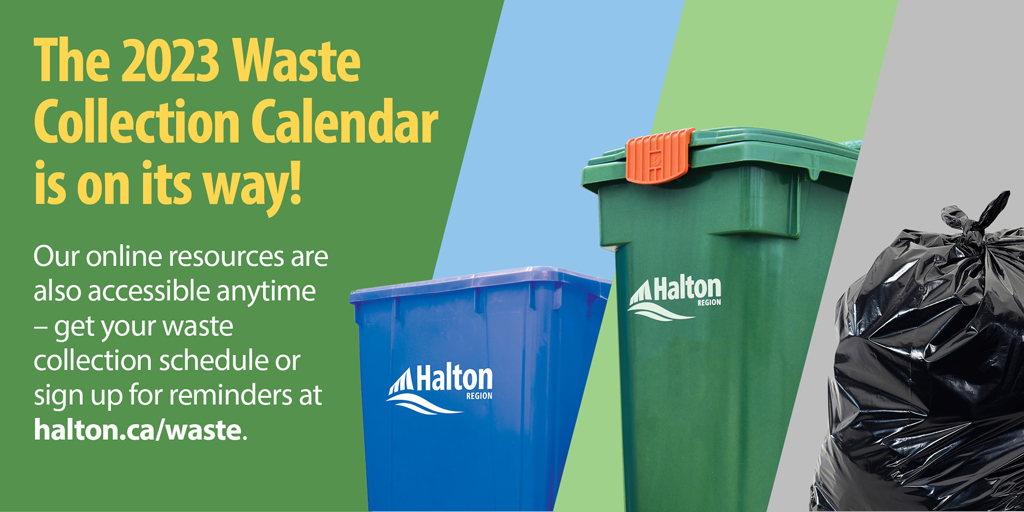 Halton Region Waste Calendar Danita Brandea