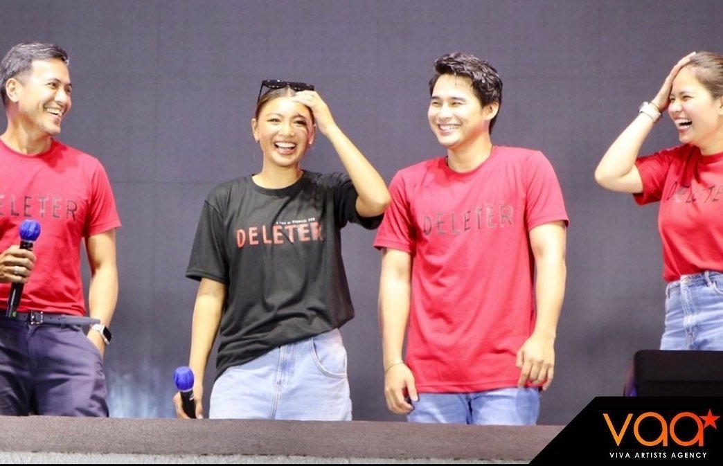 gummy_0710's tweet photo. Lovin' the vibes of this happy bunch :))
Greater things ahead for Team #Deleter
Starring Nadine Lustre, Louise Delos Reyes, @MccoydDeleon & Jeffrey Hidalgo. Directed by Mikhail Red. @VIVA_Films #MMFF2022 Official Entry. On Dec 25 in cinemas. #BalikSayaMMFF2022 #ParadeOfStars https://t.co/fB5CUukk7H
