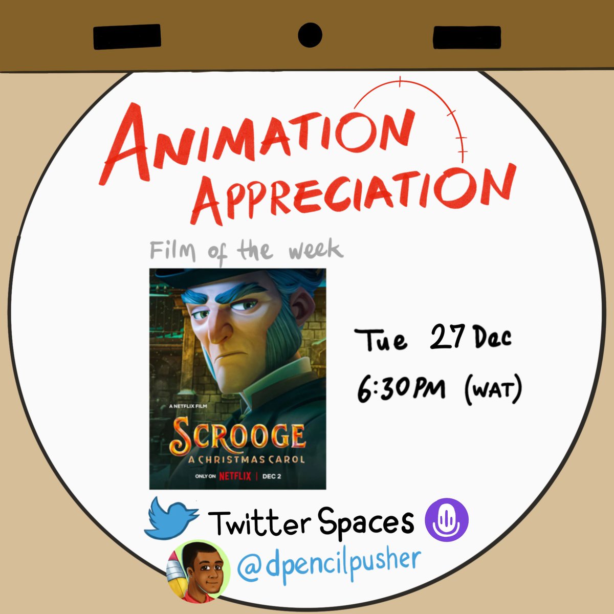 dpencilpusher's tweet photo. #AnimationAppreciation film of this week is “Scrooge: A Christmas Carol” available on Netflix https://t.co/Vwa07DoHxU https://t.co/h856NoFC4F