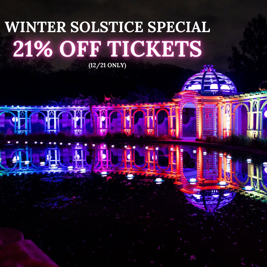 oldwestburygard's tweet photo. Celebrate the #WinterSolstice at Old Westbury Gardens TONIGHT! ✨ 21% OFF tickets at #ShimmeringSolstice! *THE* Holiday Light Show Experience on Long Island! ✨Tickets only at https://t.co/1rYWhJgUiD
#oldwestburygardens #lightshow #christmas #holiday #longisland @newsday https://t.co/aErUoVfMvu