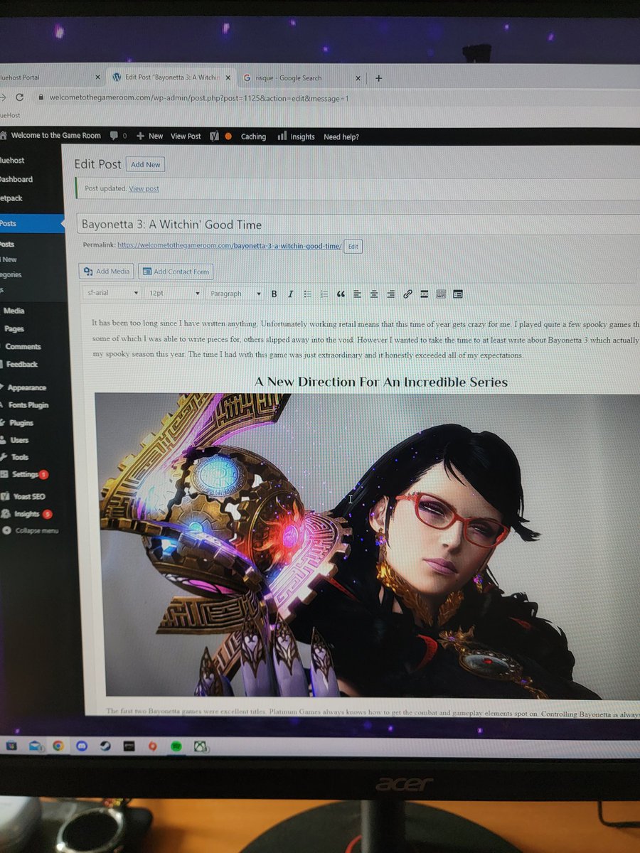 dkdeitsch14's tweet photo. Finally back to writing. Check it out ;)
https://t.co/JWQatKdAhP
#bayonetta3 #videogames #blog https://t.co/gZah5f5vxu
