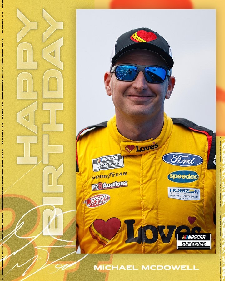 Happy birthday to the 2021 DAYTONA 500 Champion, Michael McDowell!   