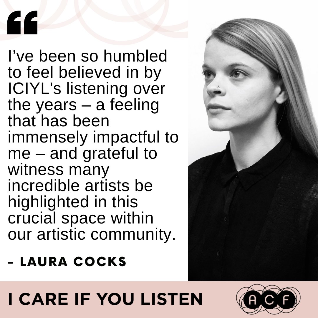 I CARE IF YOU LISTEN (@icareifulisten) on Twitter photo "I’ve been so humbled to feel believed in by their listening over the years and grateful to witness many incredible artists highlighted in this crucial space within our community.” - <a href="/CORA_LOCKS___/">lauracocks</a>
Today’s the last day to donate to our campaign. For more: icareifyoulisten.com/donate/ "I’ve been so humbled to feel believed in by their listening over the years and grateful to witness many incredible artists highlighted in this crucial space within our community.” - <a href="/CORA_LOCKS___/">lauracocks</a>
Today’s the last day to donate to our campaign. For more: icareifyoulisten.com/donate/