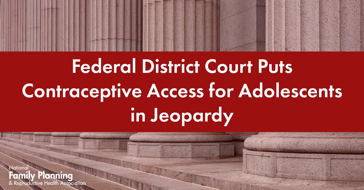 NFPRHA's tweet photo. Requiring parental consent for adolescent contraceptive care in #TitleX dismantles the critical confidentiality protections at the core of the program. https://t.co/WghtAXmrfT https://t.co/bT31zN4xvr
