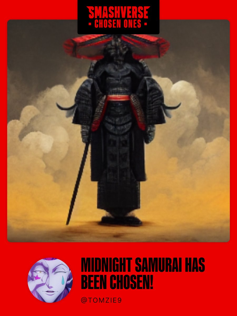 EnterSmashverse's tweet photo. A new warrior has been chosen.

Congratulations @Tomzie9

Soon, the ultimate power within @Smashverse_XYZ will be yours https://t.co/nBp7Xwyf99