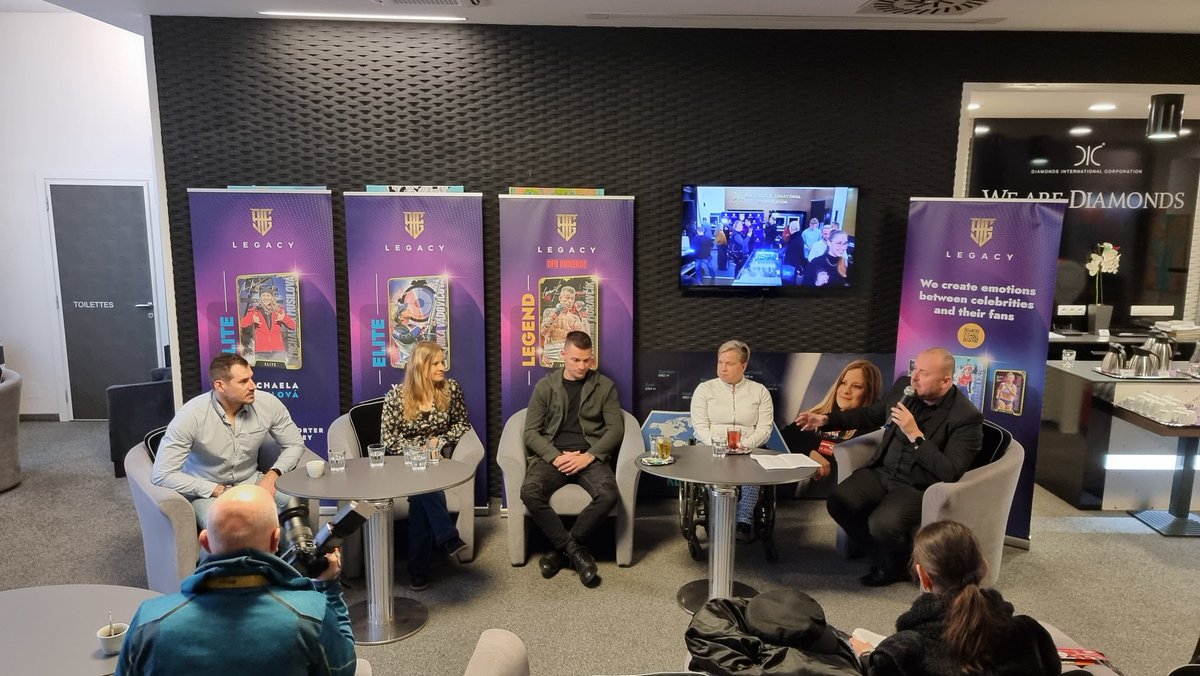 astro_Michaela's tweet photo. #NFT #legacynft #pressconference #media #astroSevenSummits #AWomanFromMars #MichaelaMusilova #womeninstem #womeninspace #astrobiologist #MusilovaSevenSummits #Bratislava #Slovakia https://t.co/c7Ta8dxRQC