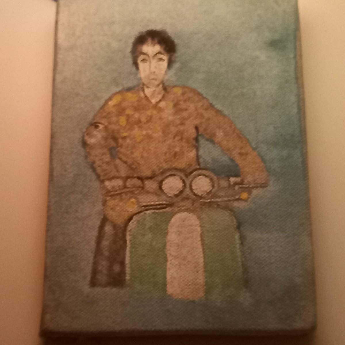 rAndomlightx's tweet photo. Moved to a new abode and found this wee canvas in a box. Think it was around the time @creationrecords moved out of PH. Certainly the arse end of Brit Pop, whatever that was. I'll put it up for sale here and all (or any)the money goes  (@crisis_uk) #liamgallagher
@liamgallagher https://t.co/xyEMSDRW0U