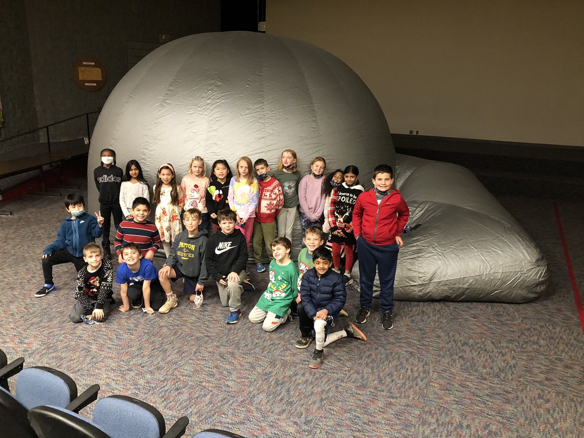 An exciting introduction to space this morning with the portable planetarium! 🌏 🚀Thanks Hillendale PTO! #happyhillendale