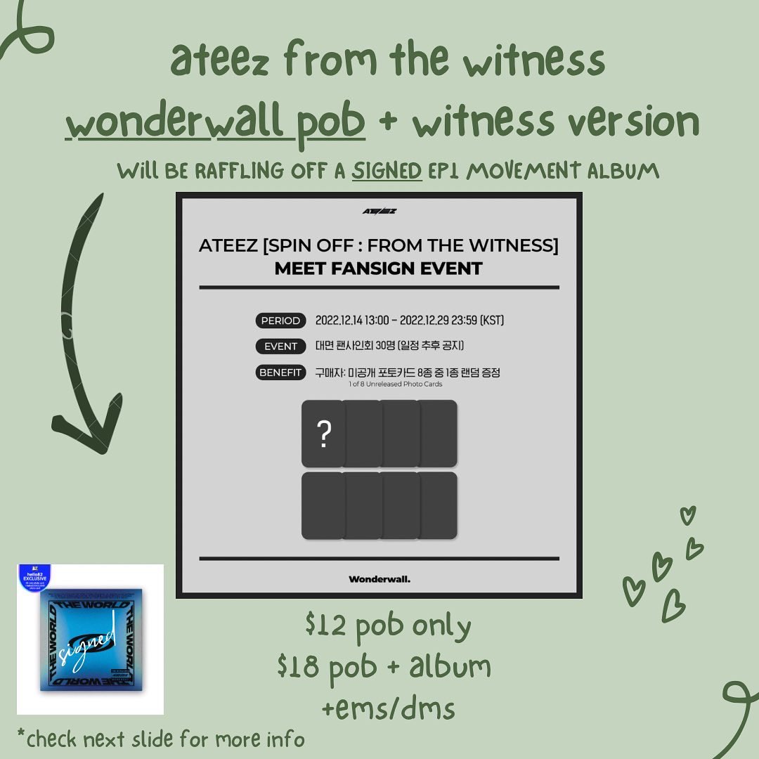 mon_auroraa17's tweet photo. I still have slots opened for 
makestar:yh, wy, jh 
wonderwall: sh, yh, wy, jh

check ig to claim @/mon_auroraa17
RAFFLING A SIGNED MINGI ALBUM!!!! #ATEEZ #MINGI #wtsateez #에이티즈 https://t.co/GbSEUCVnd7