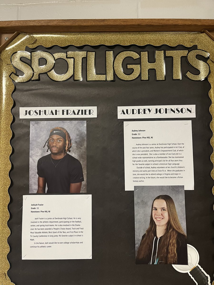 Congratulations to our December spotlight students of the month: Donnell Bey, Emmanuella Emeka, Joshuah Frazier, and Audrey Johnson 🤩@OverbrookRAMS