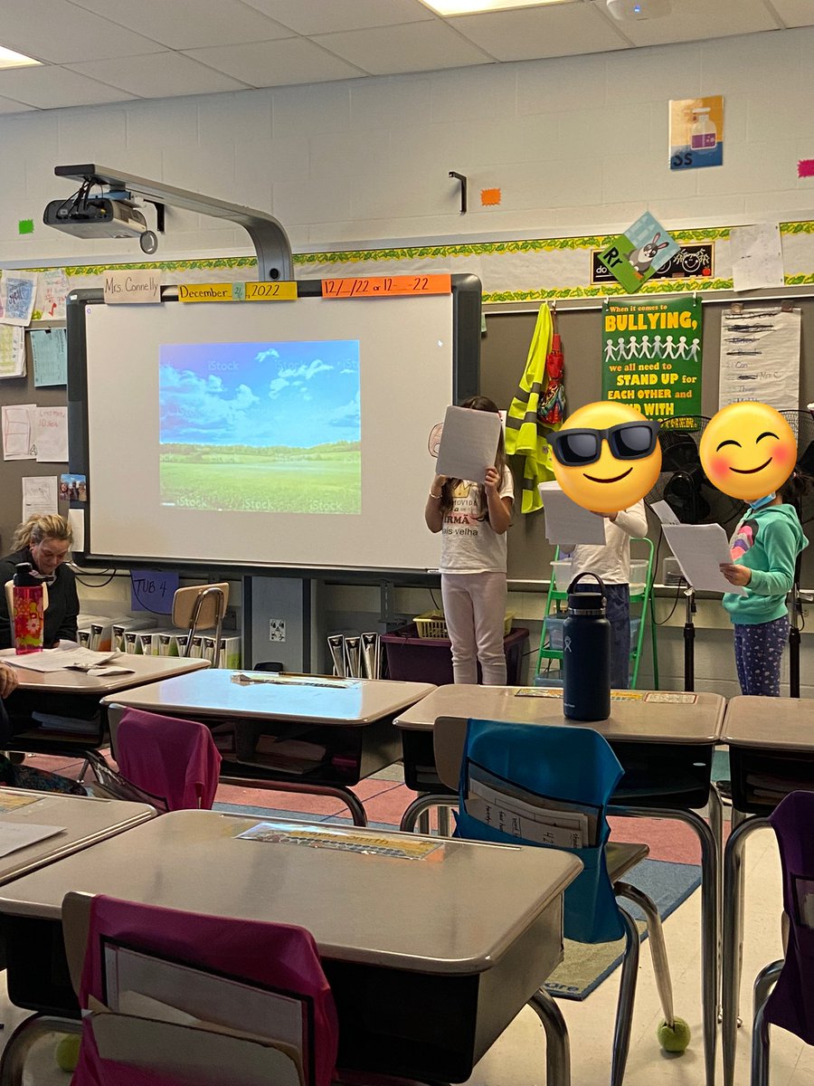 GermantownPrin's tweet photo. Today I was able to experience some great reader’s theater in second grade. When one group was shy, their classmates cheered them on with signs of encouragement. ❤️#FollowTheirLead #BeKindAndStandUp @KatieG_MCPS @livinginthegift https://t.co/mhh9U442h1