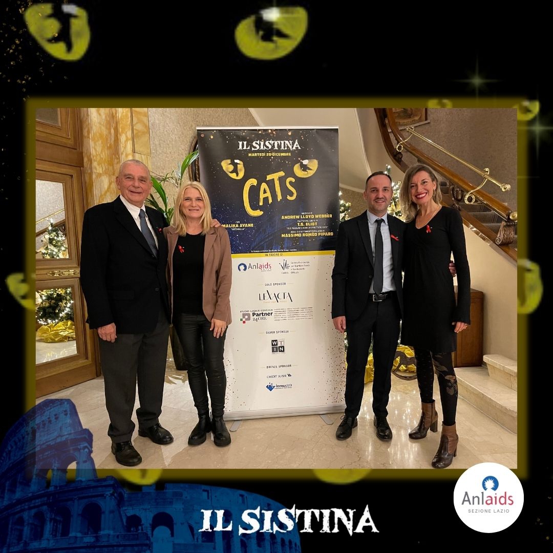 anlaids_lazio's tweet photo. Anche quest’anno la serata dedicata ad @anlaids_lazio  e @cabss_onlus presso il @teatrosistina è stata un successo!

🪄ᴍᴜsɪᴄᴀ, ᴀʟʟᴇɢʀɪᴀ ᴇ sᴏʟɪᴅᴀʀɪᴇᴛᴀ̀!!!

🐾CATS

Con Malika Ayane
Regia di Massimo Romeo Piparo

@Anlaids 

#anlaids #anlaidslazio #cabssonlus https://t.co/PPL8Z6NmIb