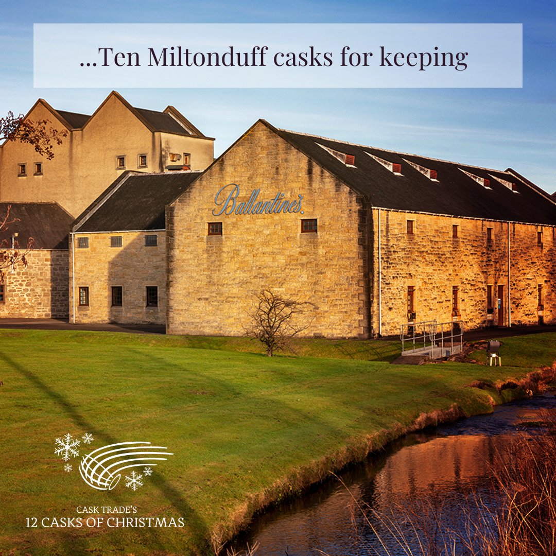 CaskLtd's tweet photo. Day 10 of 12 of our celebrations! 🎄🥃

We are lucky to hold Miltonduff casks on our stocklist. You can learn more about our casks by following the link below.

https://t.co/2lCv9FaiZm

#12DaysOfChristmas #12CaskOfChristmas https://t.co/jjpmNuaNak