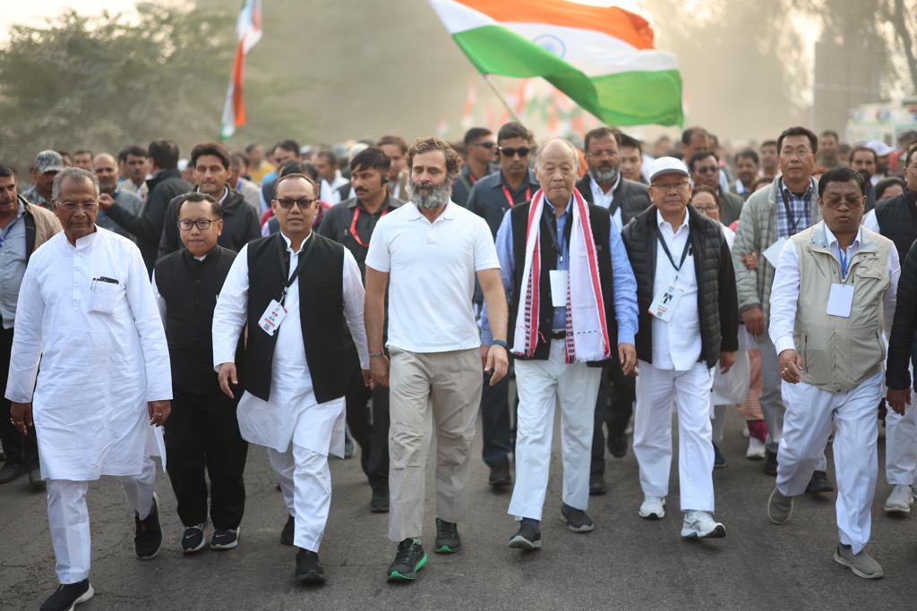 iamarish_6's tweet photo. Leaders of @INCManipur walking with our leader Shri @RahulGandhi ji in the @bharatjodo Yatra at Haryana today. 
@meghachandra_k @BupendaMeitei @BHAKTACHARANDAS @INCIndia @MutumSarma @Gaikhangam2 @iPranavG @ShahNawazKhanMM @AamirHussianPY1 @DrTMeinya @kharge https://t.co/HKyf7BhXNj