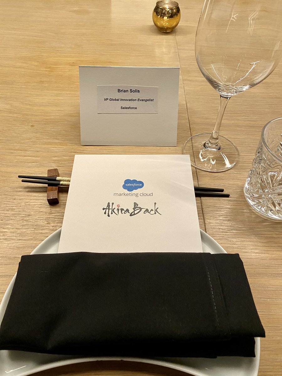 What an absolute treat to spend time with customers and colleagues in Toronto. Every dish at <a href="/akiraback/">Akiraback</a> was creative, delicious, and artful. The conversation was equally unforgettable. 🙏🏻🥂
#X