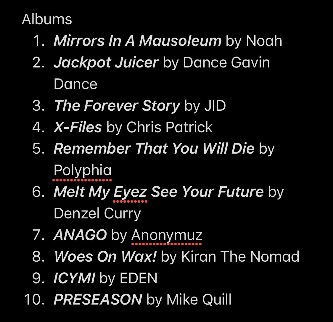 xBigBooBoo's tweet image. BOO BOO’s TOP MUSIC OF 2022