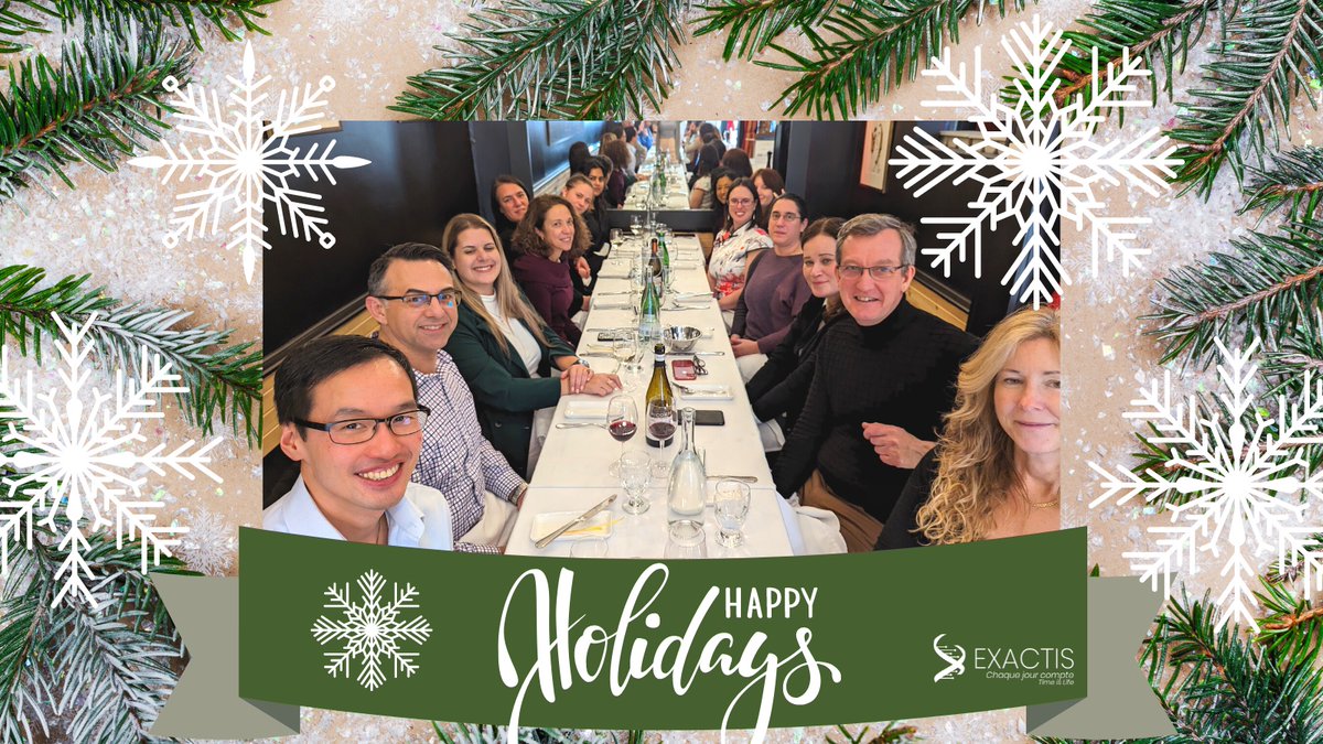 ExactisI's tweet photo. From everyone at Exactis, Happy Holidays and all the best in the New Year! We're excited to see what 2023 has in store for precision oncology and cancer research. Exciting times ahead! #exactisinnovation #precisiononcology #personalizedmedicine https://t.co/lQjteRNAS4