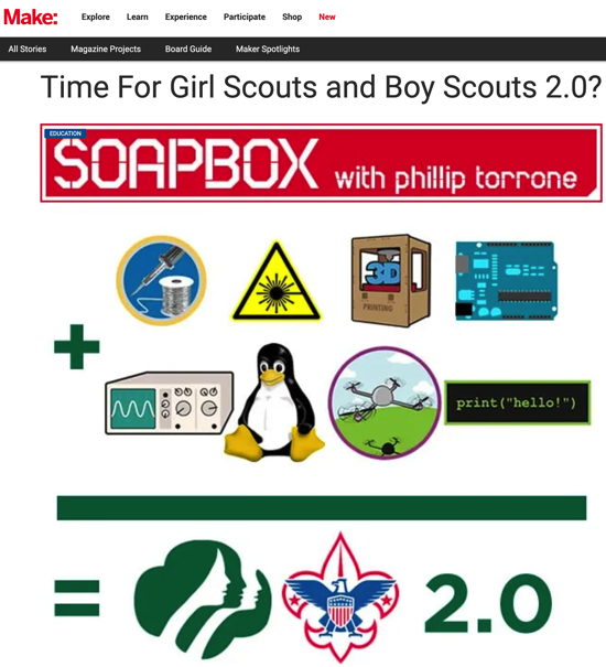 adafruit industries on Twitter "Madison Square Garden bans Girl Scout