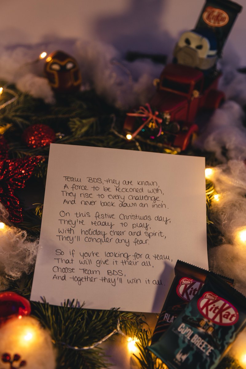 KITKATGaming's tweet photo. Get into the holiday spirit with a satisfying break and a tasty KitKat 🍫

30 Winners will receive some LE LEC KitKats + 5 Hextech Chests!

To enter:

👉 Follow @KITKATGaming &amp; RT this tweet

👉 What are you looking forward to next split?

Poems for @TeamBDS &amp; @KOI ☺️ https://t.co/cr2SvJpWct