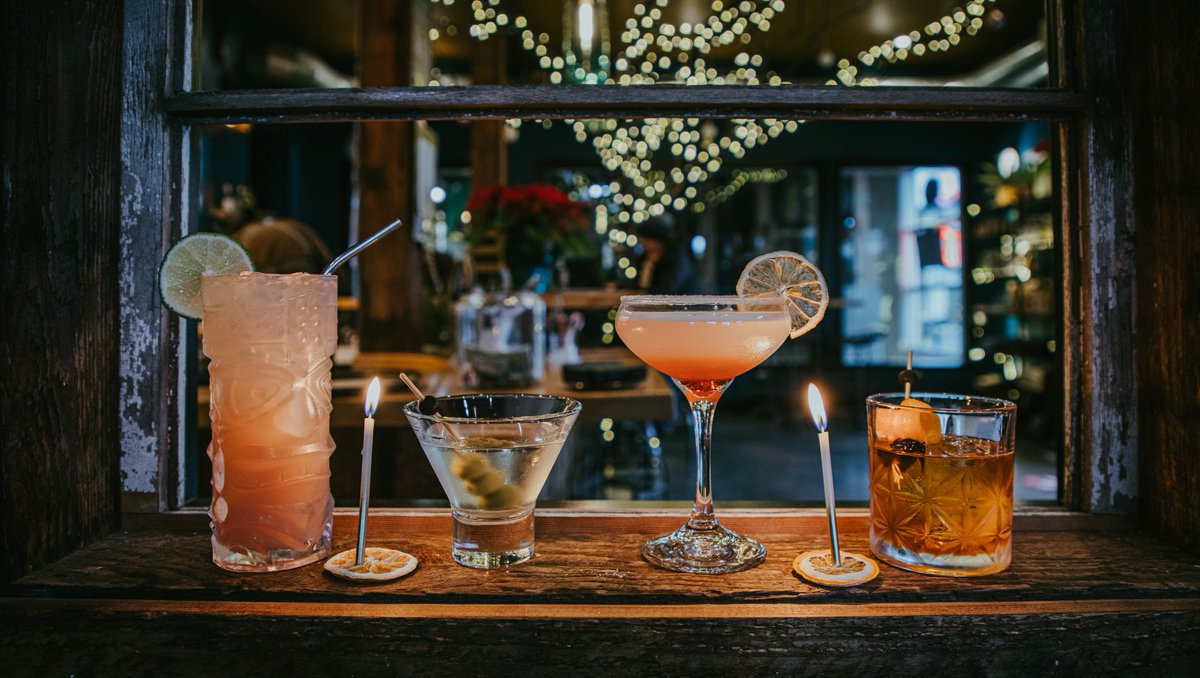 Celebrate our birthday and #wintersolstice today 12/21 from 12-9pm. All day happy hour on signature #cocktails, free rosemary cashews, a special cocktail made with barrel aged Whiteaker Rum, live music by Dorian May Jazz Duo from 6:30-9pm Da Nang Vietnamese and Mother's House!