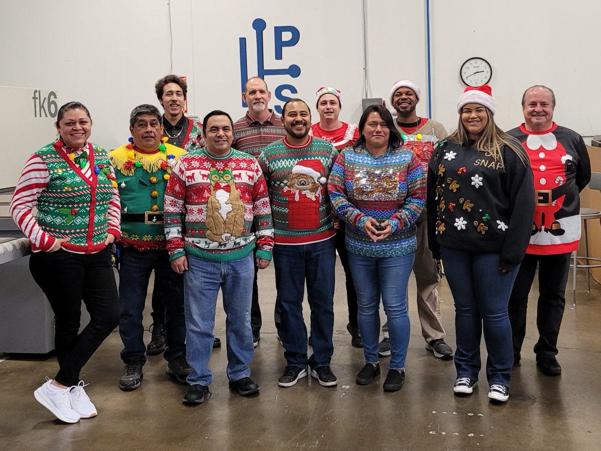 PlasticMentor's tweet photo. Happy Ugly Christmas Sweater Day – We sure had fun with our Christmas Ugly Sweater day. Hope you have a wonderful and happy Holiday season. https://t.co/Nwuqooe829 https://t.co/m6XSd7Dnf0