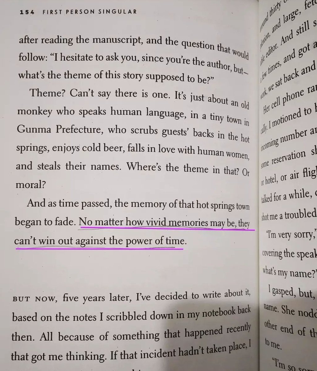 deep_offbeat's tweet photo. #confessionsofashinagawamonkey #firstpersonsingular #murakami https://t.co/YHceAdfYGx