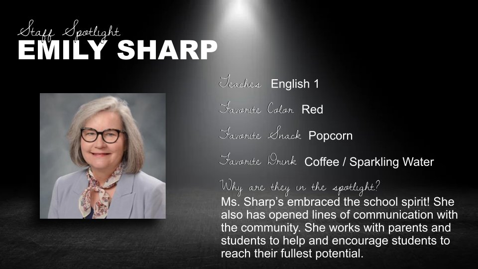 𝐃𝐞𝐜𝐞𝐦𝐛𝐞𝐫 𝐒𝐩𝐨𝐭𝐥𝐢𝐠𝐡𝐭: Shining the light on Ms. Chavers &amp; Ms. Sharp, Elk English team members who embrace the BHS Elk spirit! Learn more in the pics below.⬇️