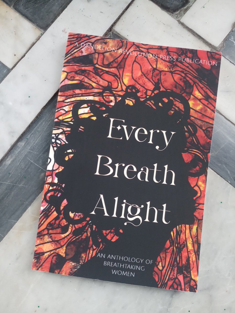architamittra's tweet photo. Very delighted to have finally received my contributor copy of EVERY BREATH ALIGHT from @DandelionPress that has my short story "The Weaver" about heartbreak and healing set in a cyberpunk dystopia! https://t.co/wYWLlVUWYR