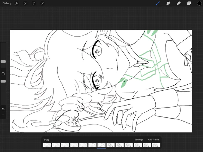 I was super sick and couldn't draw for a long time🥹 