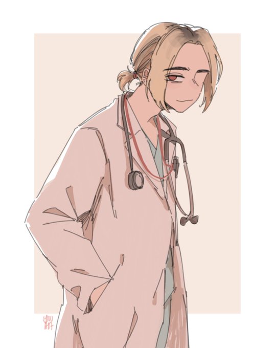 「doctor looking at viewer」 illustration images(Latest)