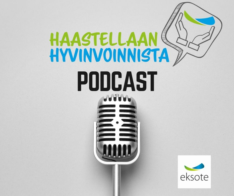 Eksote's tweet photo. Haastellaan hyvinvoinnista podcastin 3.jakso on julkaistu tänään. Jaksossa keskustelun aiheena on mainettaan parempi kotihoito. #haastellaanhyvinvoinnista #eksote #podcast #ekhva
https://t.co/81gvf0PsIW… https://t.co/Gqf61Fd1kE