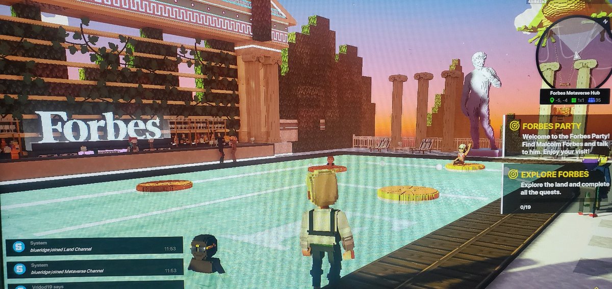 BlueRidgeCrypt0's tweet photo. @TheSandboxGame @Forbes @polygonalmind In the @Forbes Metaverse Hub! Check my screenshot below 🎈👇 https://t.co/J335LtQ9sU