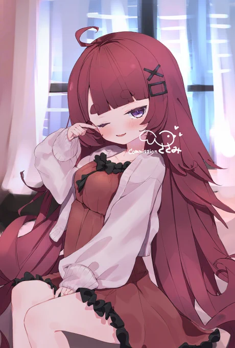VTuberぴりから様(@ 0pirikara0)を描かせていただきました!!!リクエストありがとうございました!#Commission #Skeb 