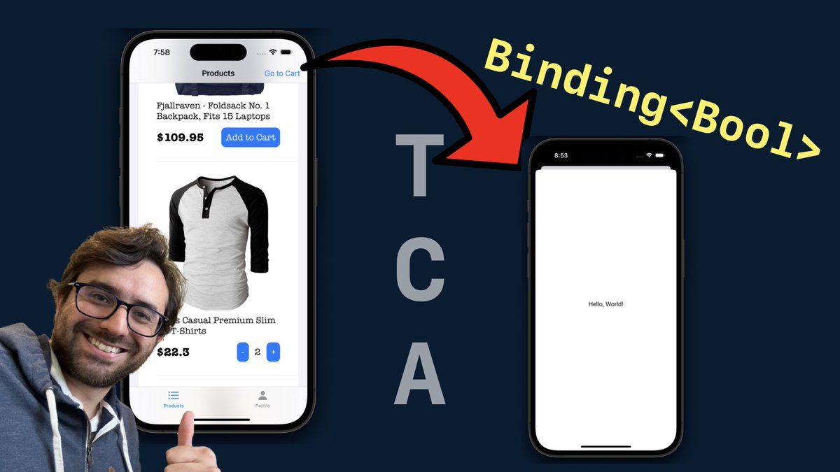 swiftandtips's tweet photo. How to open a modal view in SwiftUI using The Composable Architecture? 🤔

We will explore that today, and also a nice way to debug your state (that is pure gold ⭐️)! 👇🏻
https://t.co/IcWzYNgVcQ https://t.co/VQPu1Zhpo6