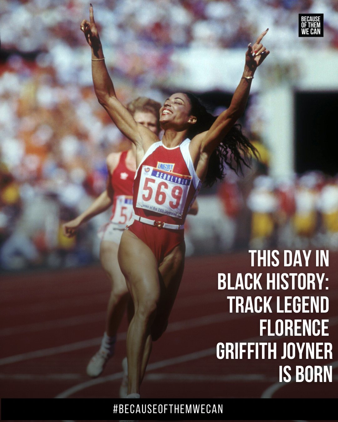 Happy heavenly birthday, Flo-Jo! We ll never forget your inspiring legacy. 

 