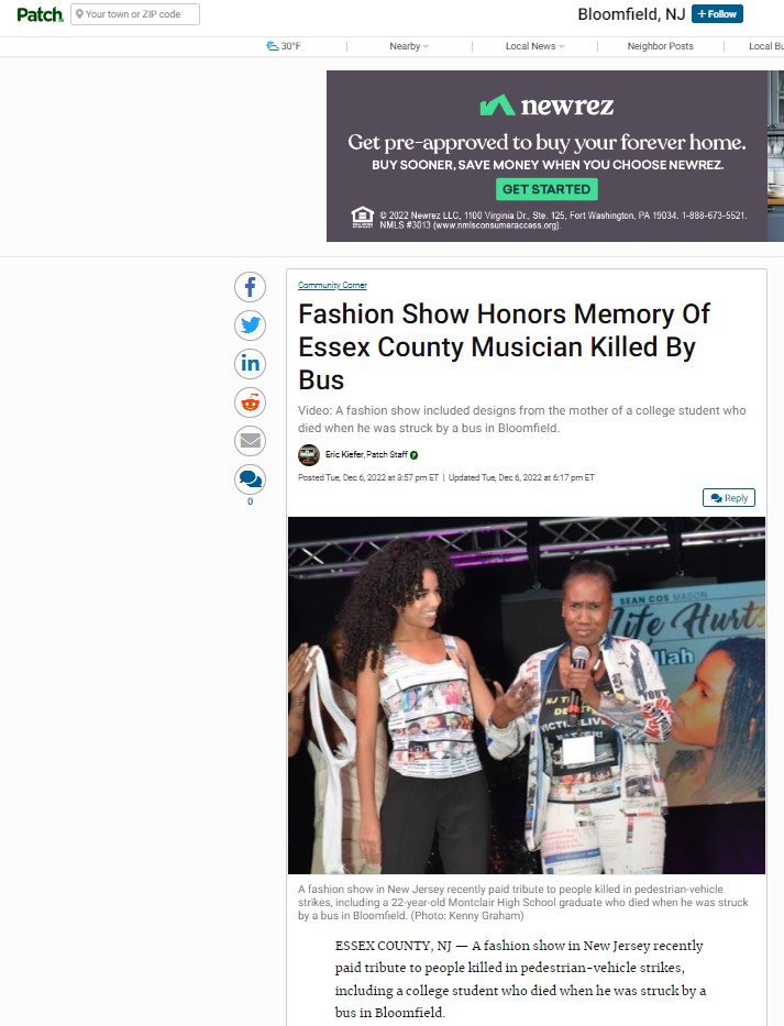 DJCSFoundation's tweet photo. Honoring Memory Of Essex County Deshon Johnson Musician Killed By Coach USA/NJ Transit Bus Driver. He was a talented man who knew what he wanted to do with his life," said a friend, Matt Fernandez."He was very driven and very motivated."https://t.co/CIjTFti1Al #news #blacktwitter https://t.co/38wDdtjIVZ