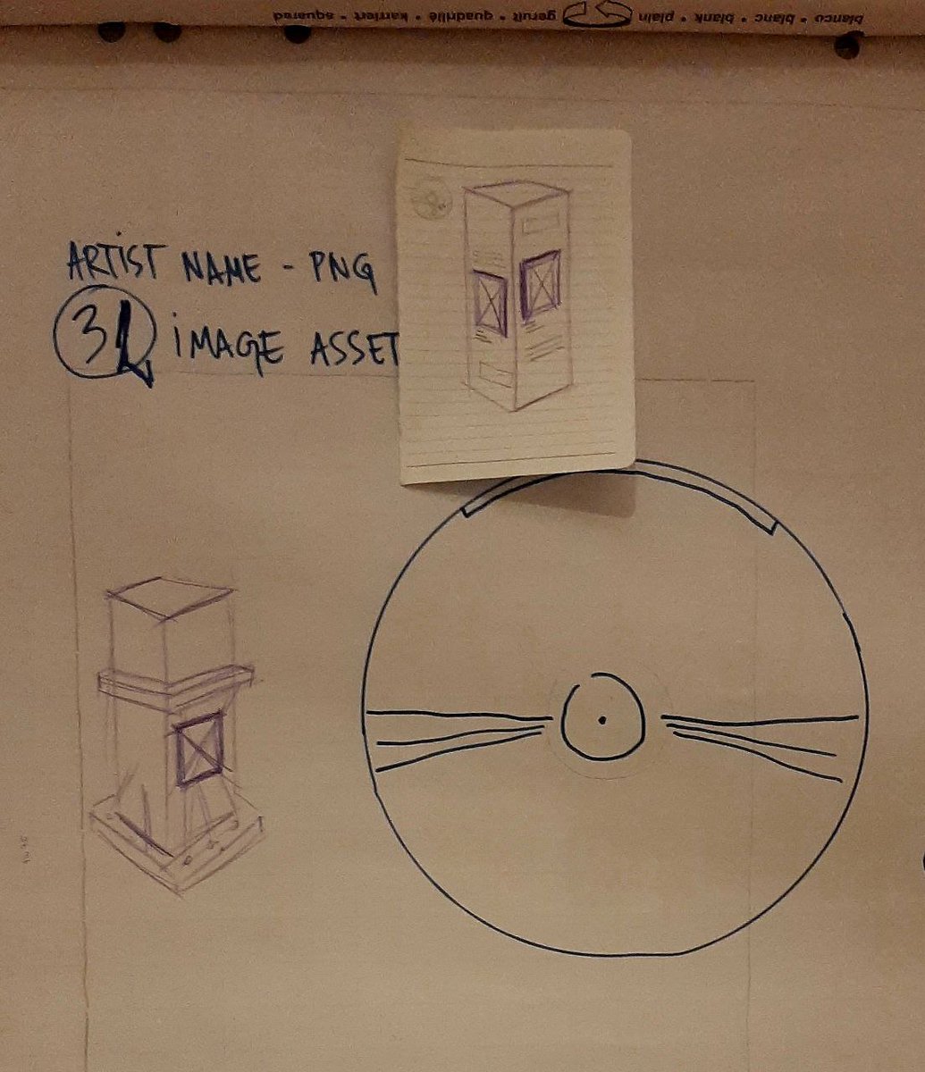 __transponster_'s tweet photo. Now that the cat is out of the bag with #BeyondtheWalls finale @SolSeaNFT and we got amazing feedback from the artists, a little behind the scenes fun fact is in order...it started with weird looking, old school sketches, our colleagues didn't quite know what to think about 😅🙃 https://t.co/A9uVLUn9lp