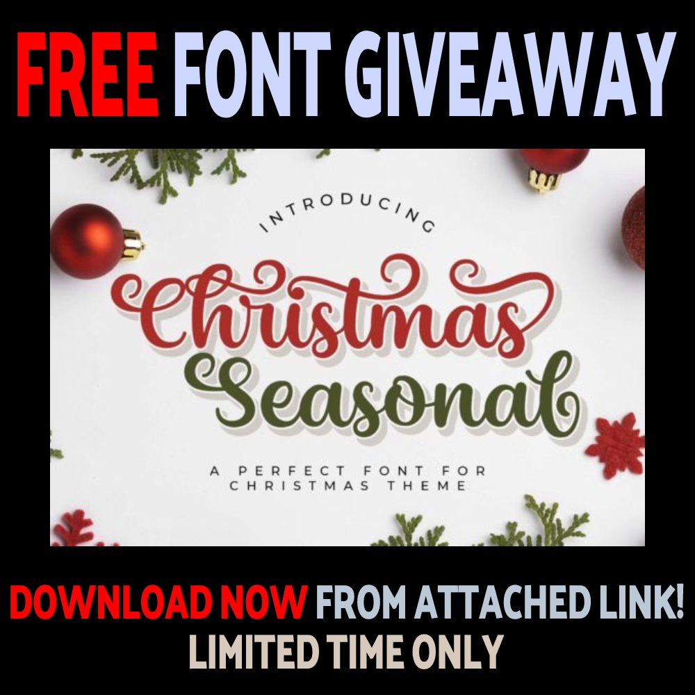 NeuDsigns's tweet photo. FREE script font giveaway, for a limited time only.
Download now!
https://t.co/dYF1xhdJGu

#font #fonts #graphicdesign #typography #logodesign #logomaker #freefont #script #fontscript #Giveaway #freestuff #freefont https://t.co/0QWIpBCyf5