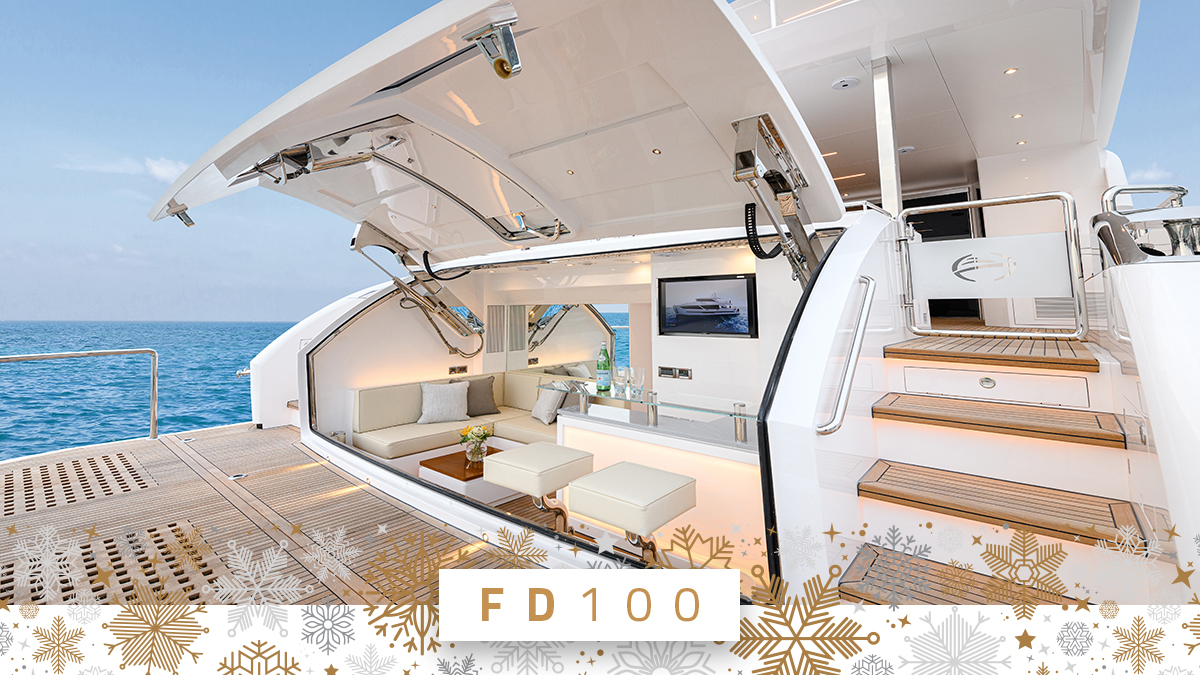 HorizonYachtUSA's tweet photo. On the ๐๐๐๐๐ฉ๐ ๐ฟ๐๐ฎ of Christmas, Horizon can build for me: A Tri-Deck #FD100!
// #Horizon12DaysOfChristmas https://t.co/oFjRTghkNG
