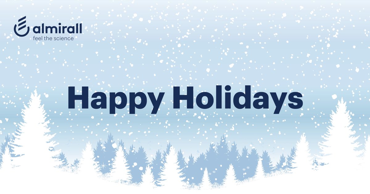 Wishing you and your loved ones a very happy holiday season!

#WeAreAlmirall #HappyHolidays