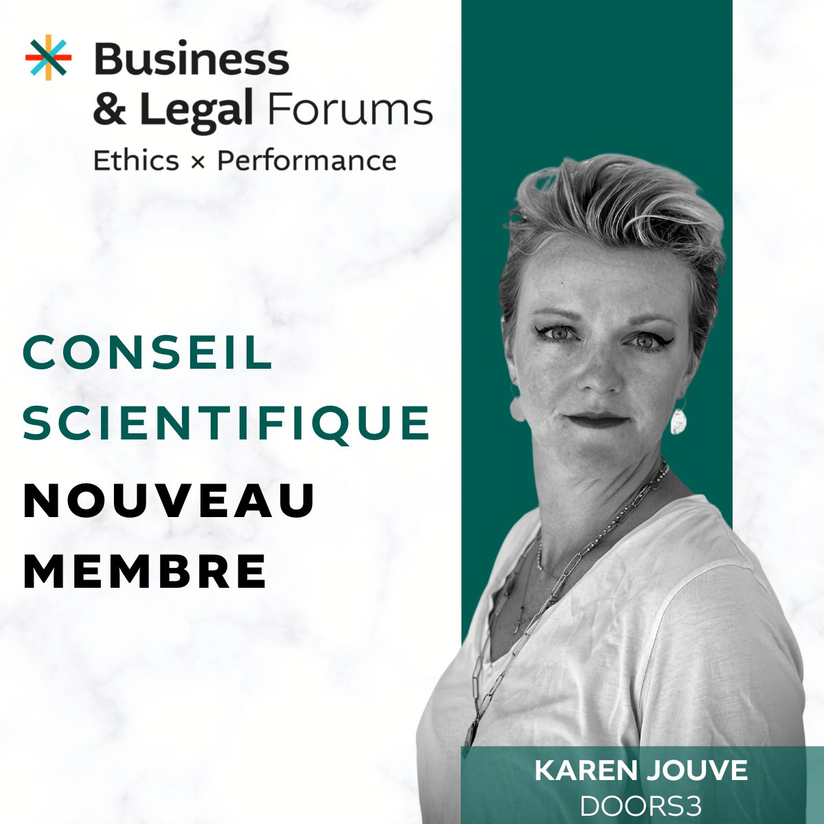 BLF_Paris's tweet photo. 🔬#BLFs Conseil scientifique

Nomination: @KarenJouve  
@Doors3_io 

Liste des membres:https://t.co/aGtgwdjkkN
📆 Rencontrez les lors du GACS le 14/04/2023 à #Paris

🖋 https://t.co/9c0LcYzSzt

#events #ethics #UE #Web3 https://t.co/cu4g4DPs9i
