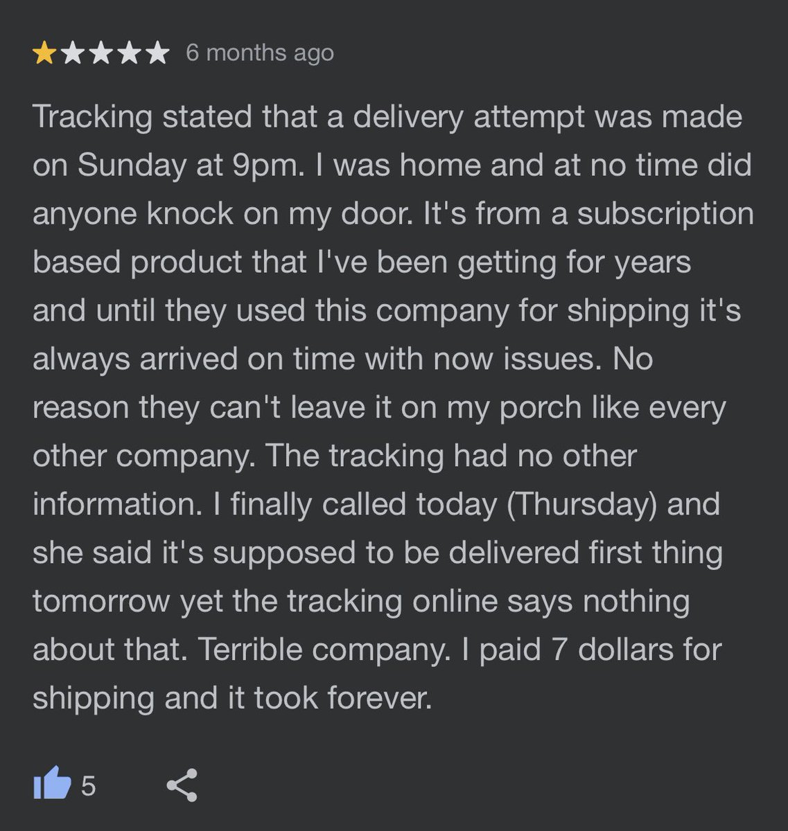 RunitMomma's tweet photo. @LaserShip Do not ship with Lasership!!! https://t.co/fkaNuB8kzK