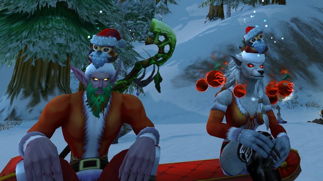 CultofElune's tweet photo. We hosted our annual all druid holiday party this past Sunday and it was a success! We love getting to hang out with our fellow Druids for a night of fun games and prizes! Congrats to all those that won prizes!! #alldruidparty #alldruidguild #coe #druidsofstormrage #alliancedruid https://t.co/gRWOhWGqyL